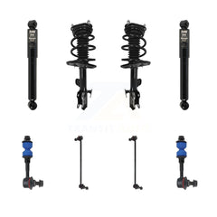 Transit Auto KSS-107758 Suspension Strut and Coil Spring Assembly for 2006-2012 Toyota RAV4 - Front and Rear