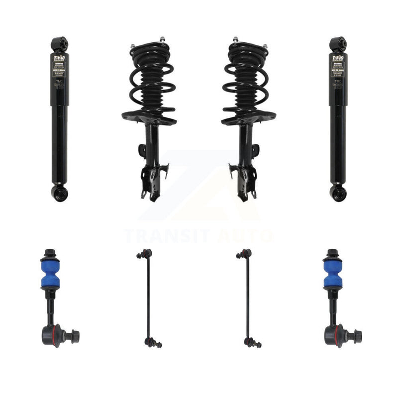 Transit Auto KSS-107758 Suspension Strut and Coil Spring Assembly for 2006-2012 Toyota RAV4 - Front and Rear