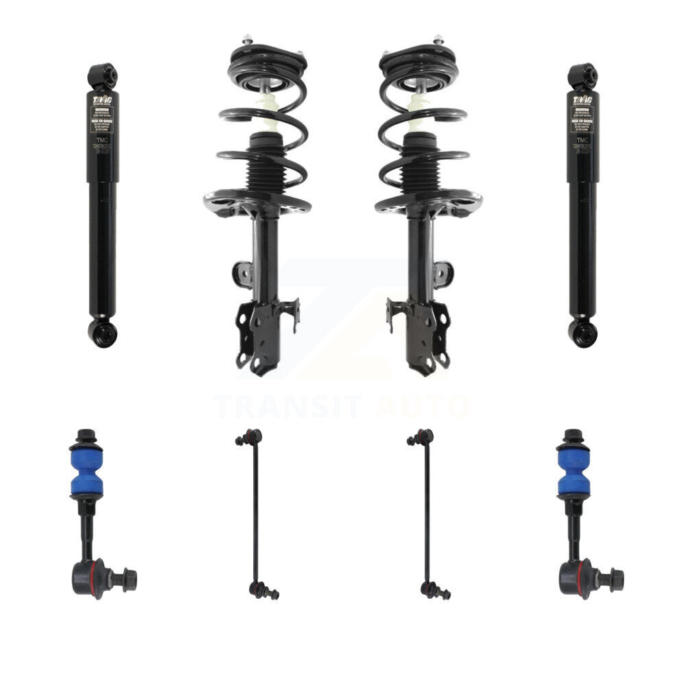 Transit Auto KSS-107759 Suspension Strut and Coil Spring Assembly for 2013-2018 Toyota RAV4 - Front and Rear
