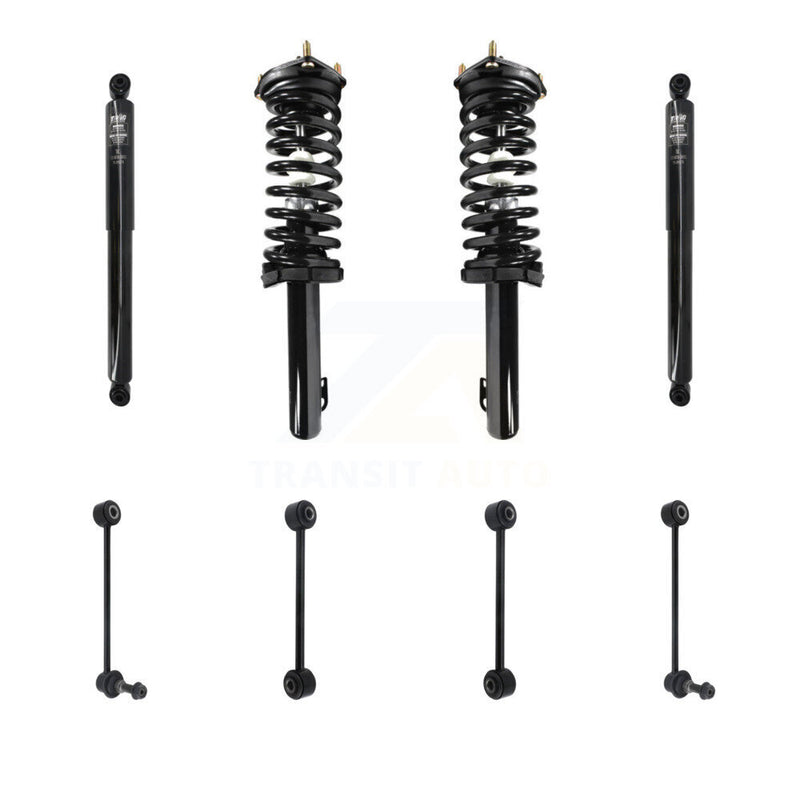 Transit Auto KSS-107760 Suspension Strut and Coil Spring Assembly for 2005-2010 Jeep Commander, Jeep Grand Cherokee - Front and Rear
