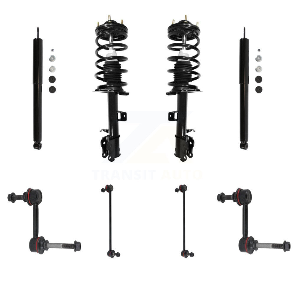 Transit Auto KSS-107761 Suspension Strut and Coil Spring Assembly for 2009-2012 Ford Escape, Mazda Tribute, Mercury Mariner - Front and Rear