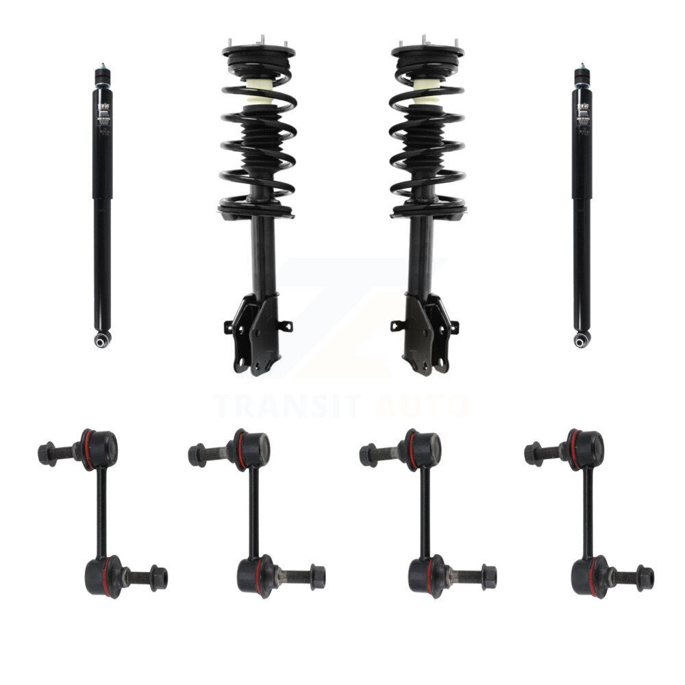Transit Auto KSS-107762 Suspension Strut and Coil Spring Assembly for 2007-2010 Ford Edge, Lincoln MKX - Front and Rear