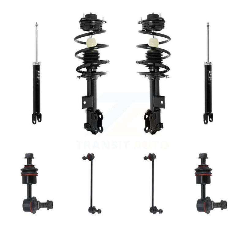 Transit Auto KSS-107764 Suspension Strut and Coil Spring Assembly for 2013-2015 Kia Optima, Hyundai Sonata - Front and Rear