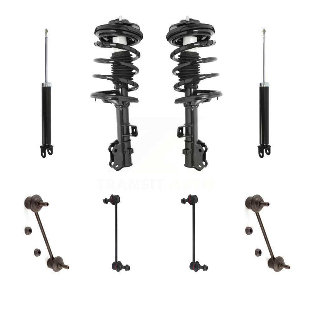 Transit Auto KSS-107765 Suspension Strut and Coil Spring Assembly for 2007-2011 Kia Magentis, Kia Optima, Kia Rondo - Front and Rear