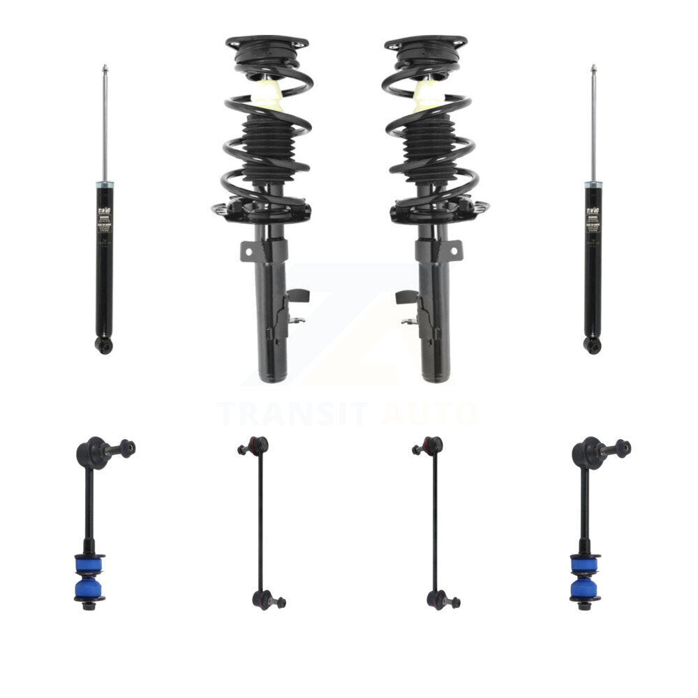 Transit Auto KSS-107768 Suspension Strut and Coil Spring Assembly for 2013-2019 Ford Escape - Front and Rear