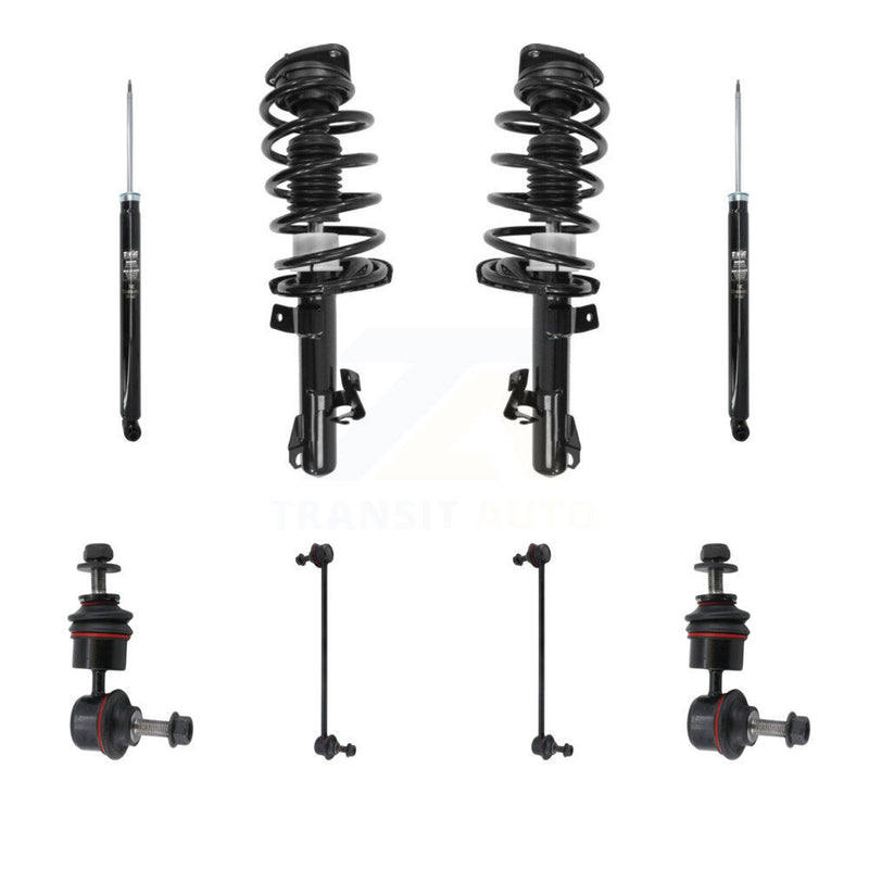 Transit Auto KSS-107769 Suspension Strut and Coil Spring Assembly for 2012-2015 Mazda 5 - Front and Rear