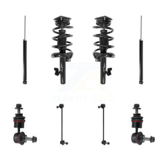 Transit Auto KSS-107770 Suspension Strut and Coil Spring Assembly for 2005-2013 Volvo V50, Volvo C30, Volvo S40 - Front and Rear