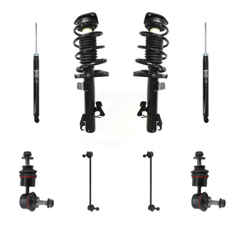 Transit Auto KSS-107773 Suspension Strut and Coil Spring Assembly for 2004-2010 Mazda 3, Mazda 5 - Front and Rear