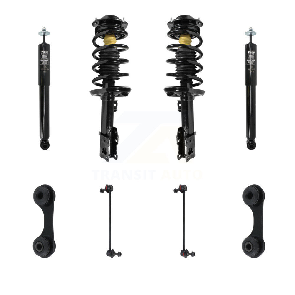 Transit Auto KSS-107776 Suspension Strut and Coil Spring Assembly for 2005-2012 Chevrolet Malibu, Saturn Aura, Pontiac G6 - Front and Rear