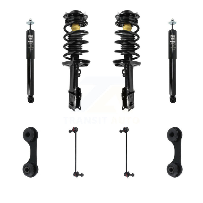 Transit Auto KSS-107776 Suspension Strut and Coil Spring Assembly for 2005-2012 Chevrolet Malibu, Saturn Aura, Pontiac G6 - Front and Rear