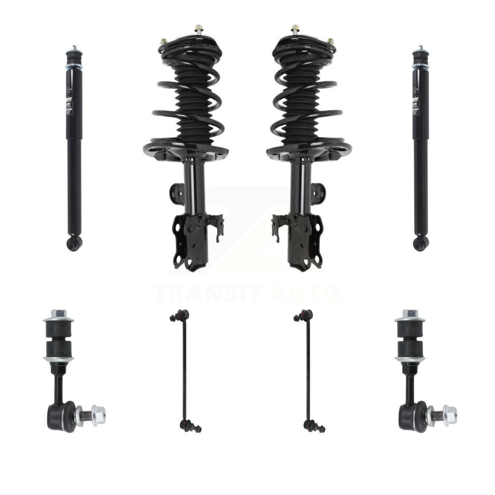 Transit Auto KSS-107778 Suspension Strut and Coil Spring Assembly for 2011-2016 Scion tC - Front and Rear