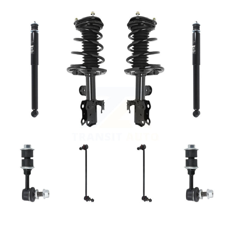 Transit Auto KSS-107778 Suspension Strut and Coil Spring Assembly for 2011-2016 Scion tC - Front and Rear