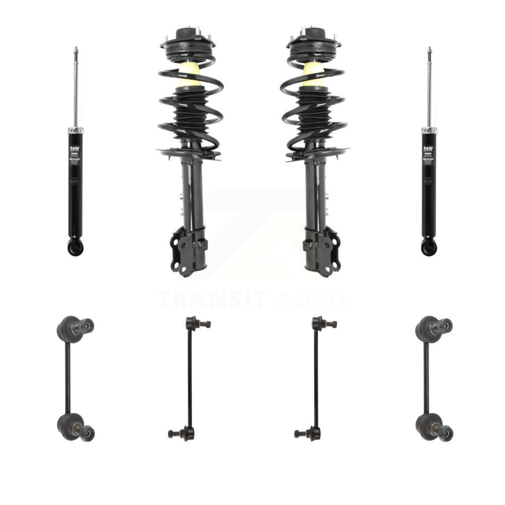 Transit Auto KSS-107779 Suspension Strut and Coil Spring Assembly for 2010-2013 Kia Sportage, Hyundai Tucson - Front and Rear