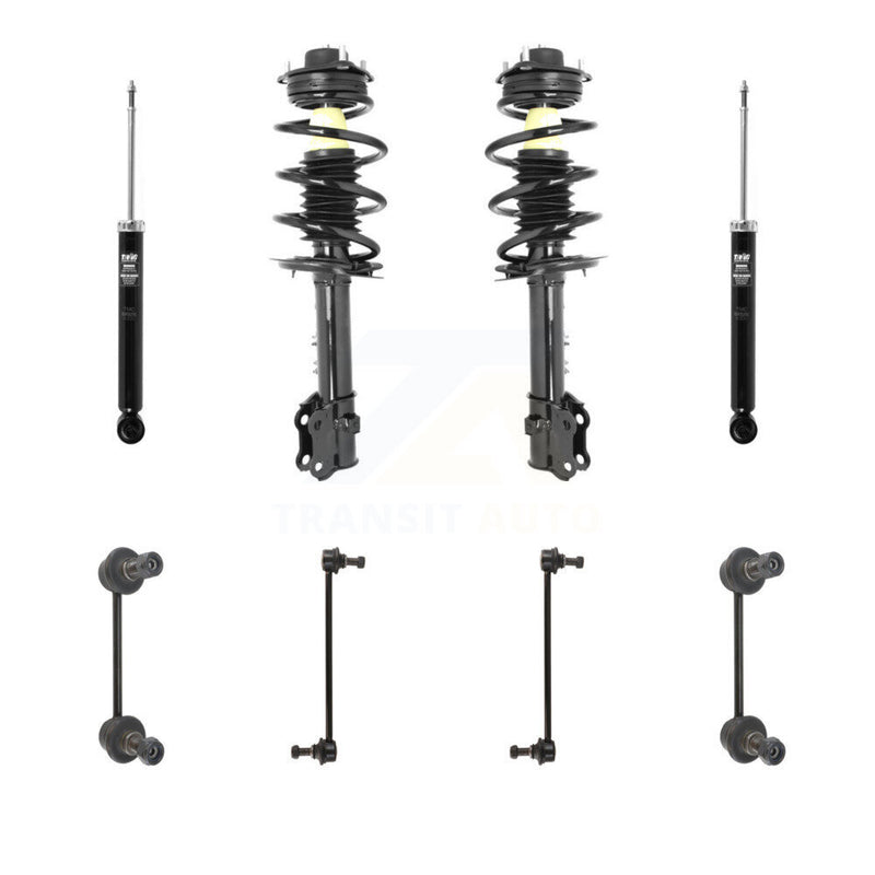 Transit Auto KSS-107779 Suspension Strut and Coil Spring Assembly for 2010-2013 Kia Sportage, Hyundai Tucson - Front and Rear