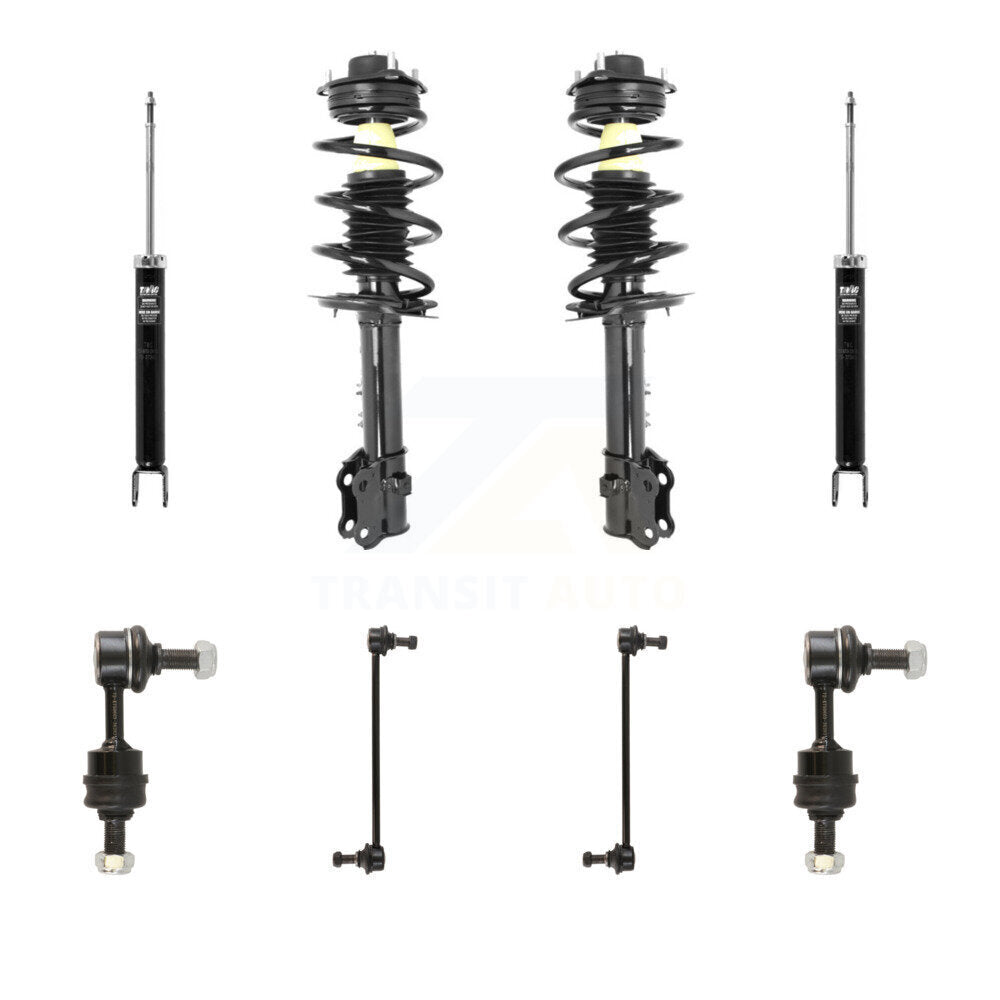 Transit Auto KSS-107780 Suspension Strut and Coil Spring Assembly for 2010-2013 Kia Sportage, Hyundai Tucson - Front and Rear