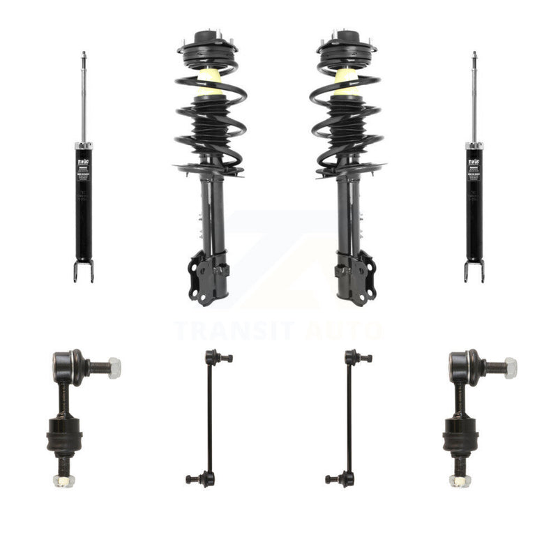 Transit Auto KSS-107780 Suspension Strut and Coil Spring Assembly for 2010-2013 Kia Sportage, Hyundai Tucson - Front and Rear