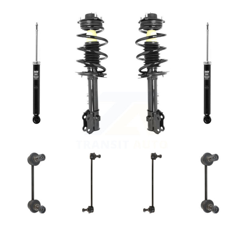 Transit Auto KSS-107781 Suspension Strut and Coil Spring Assembly for 2014-2016 Kia Sportage - Front and Rear