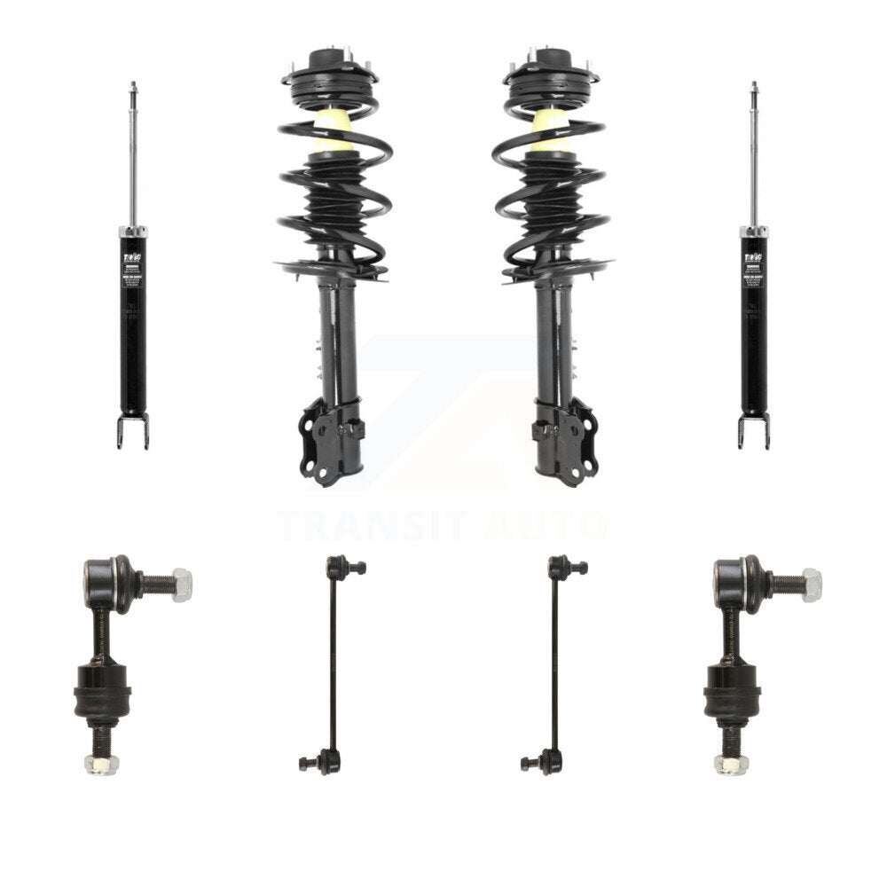 Transit Auto KSS-107782 Suspension Strut and Coil Spring Assembly for 2014-2016 Hyundai Tucson, Kia Sportage - Front and Rear