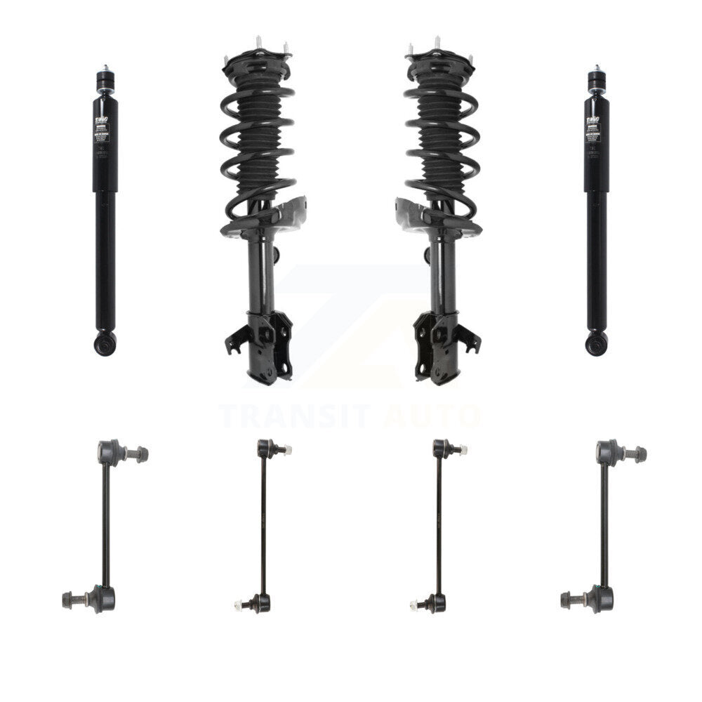 Transit Auto KSS-107783 Suspension Strut and Coil Spring Assembly for 2007-2012 Acura RDX - Front and Rear