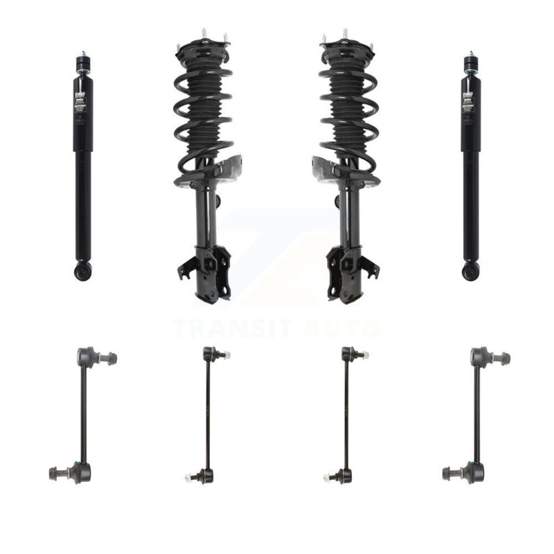 Transit Auto KSS-107783 Suspension Strut and Coil Spring Assembly for 2007-2012 Acura RDX - Front and Rear