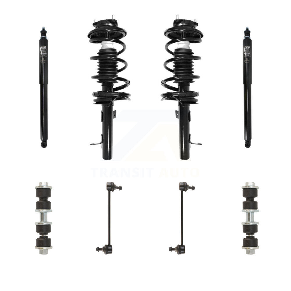 Transit Auto KSS-107786 Suspension Strut and Coil Spring Assembly for 2000-2005 Ford Focus - Front and Rear