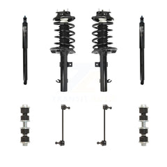 Transit Auto KSS-107789 Suspension Strut and Coil Spring Assembly for 2006-2010 Ford Focus - Front and Rear