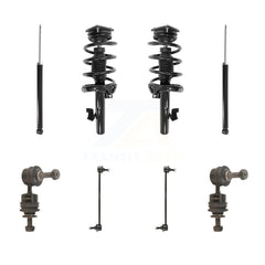 Transit Auto KSS-107791 Suspension Strut and Coil Spring Assembly for 2005-2013 Volvo V50, Volvo C30, Volvo S40 - Front and Rear