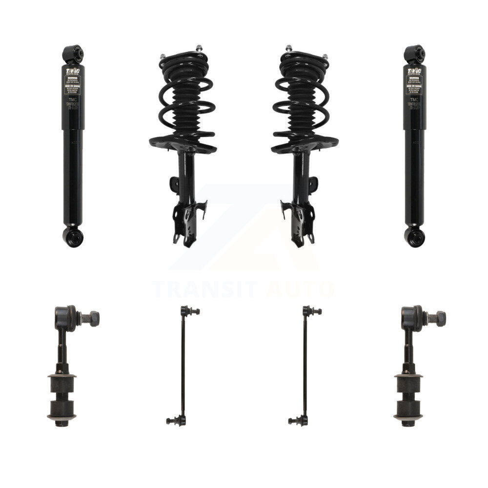 Transit Auto KSS-107794 Suspension Strut and Coil Spring Assembly for 2006-2012 Toyota RAV4 - Front and Rear