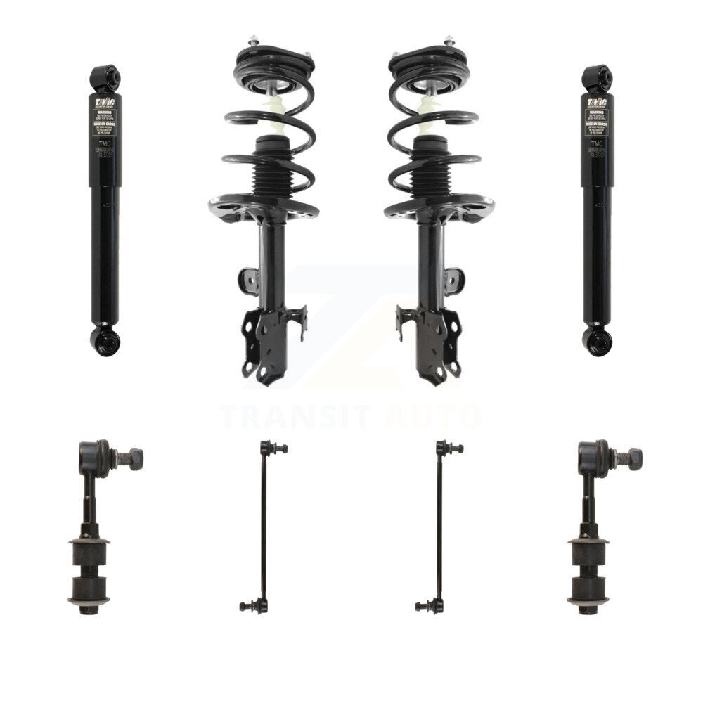 Transit Auto KSS-107795 Suspension Strut and Coil Spring Assembly for 2013-2018 Toyota RAV4 - Front and Rear