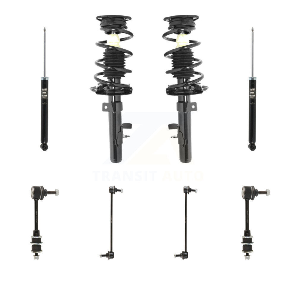 Transit Auto KSS-107798 Suspension Strut and Coil Spring Assembly for 2013-2019 Ford Escape - Front and Rear