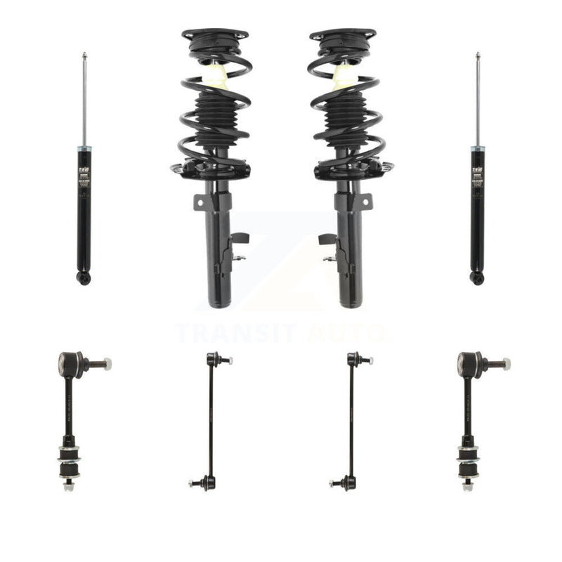 Transit Auto KSS-107798 Suspension Strut and Coil Spring Assembly for 2013-2019 Ford Escape - Front and Rear