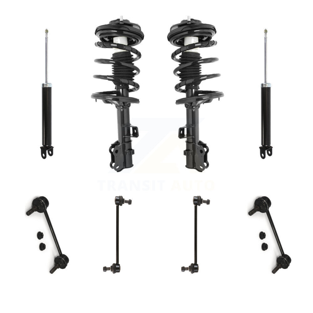 Transit Auto KSS-107801 Suspension Strut and Coil Spring Assembly for 2007-2011 Kia Magentis, Kia Optima, Kia Rondo - Front and Rear