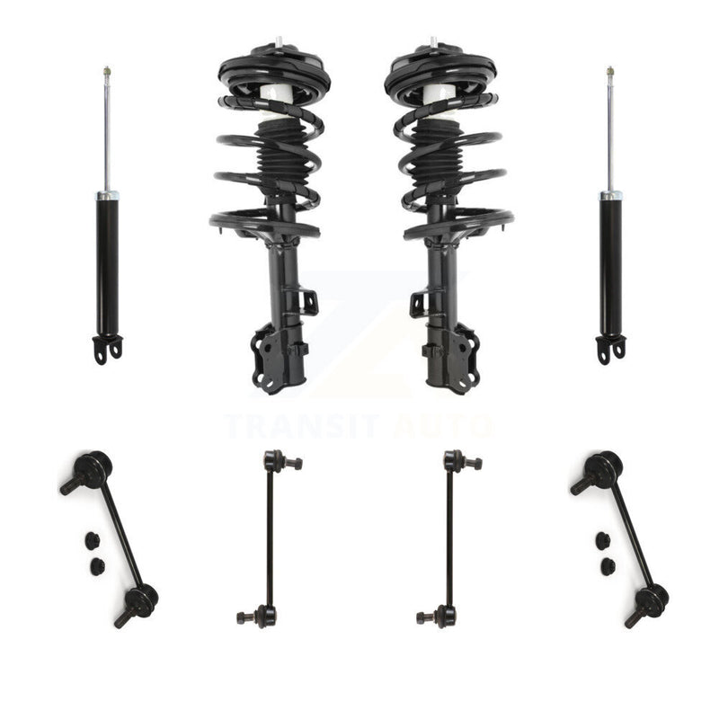 Transit Auto KSS-107801 Suspension Strut and Coil Spring Assembly for 2007-2011 Kia Magentis, Kia Optima, Kia Rondo - Front and Rear