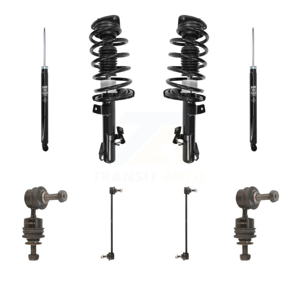 Transit Auto KSS-107803 Suspension Strut and Coil Spring Assembly for 2012-2015 Mazda 5 - Front and Rear