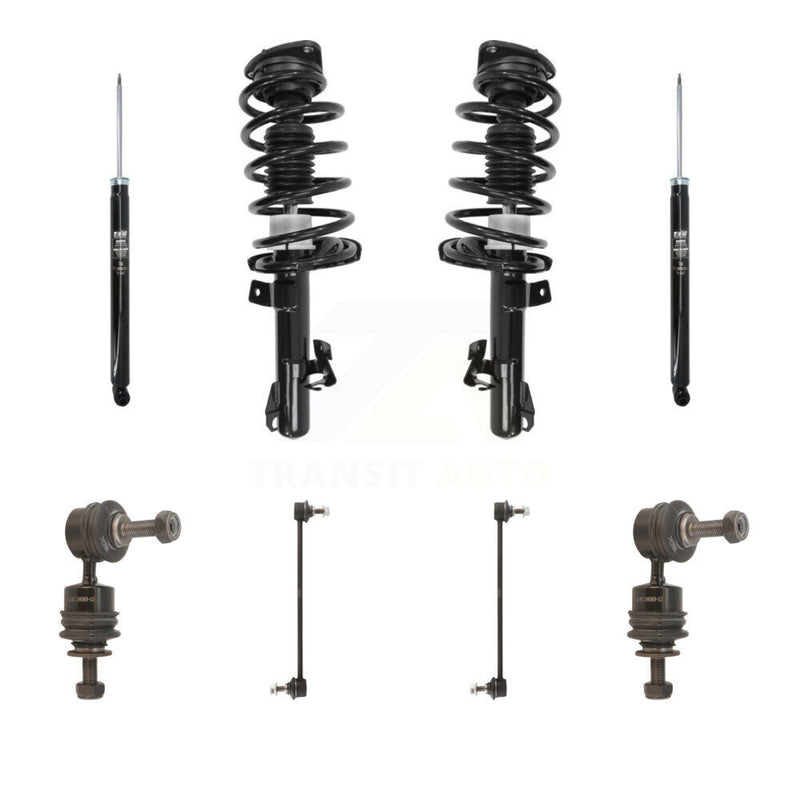 Transit Auto KSS-107803 Suspension Strut and Coil Spring Assembly for 2012-2015 Mazda 5 - Front and Rear
