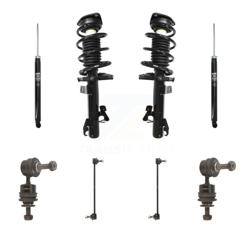 Transit Auto KSS-107804 Suspension Strut and Coil Spring Assembly for 2004-2010 Mazda 3, Mazda 5 - Front and Rear