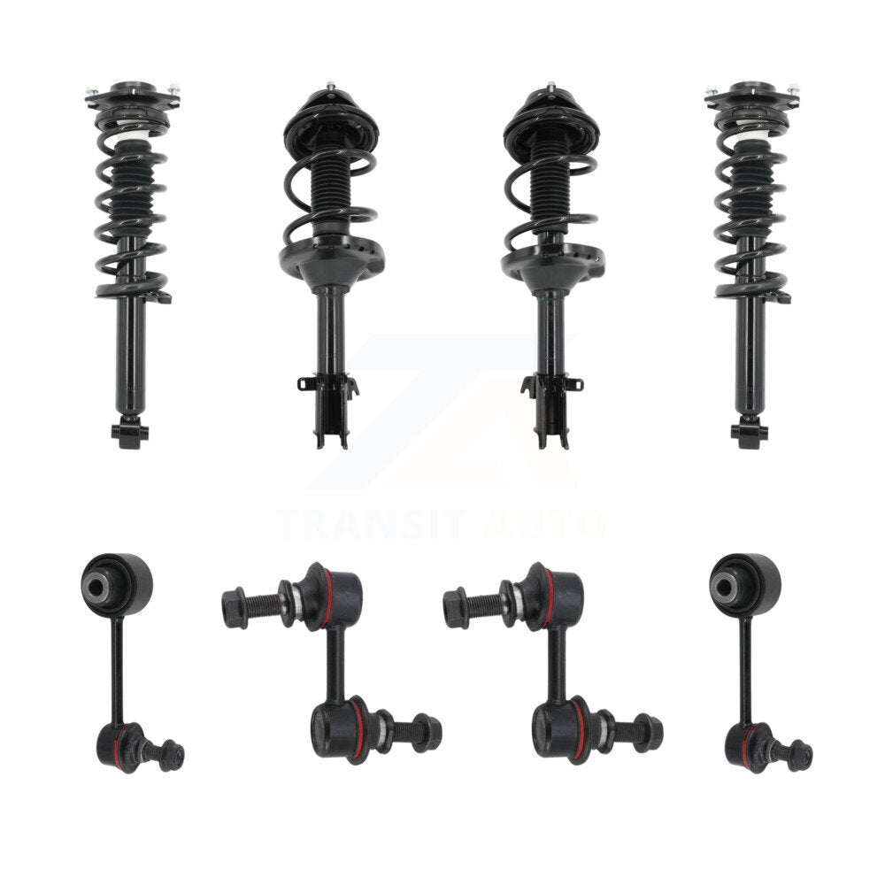 Transit Auto KSS-107805 Suspension Strut and Coil Spring Assembly for 2013-2014 Subaru Outback - Front and Rear