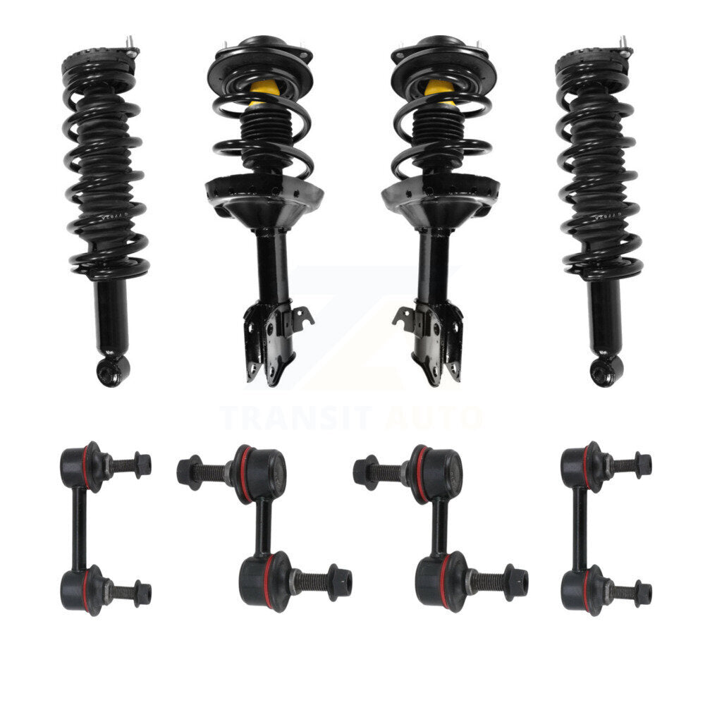 Transit Auto KSS-107812 Suspension Strut and Coil Spring Assembly for 2005-2009 Subaru Legacy - Front and Rear