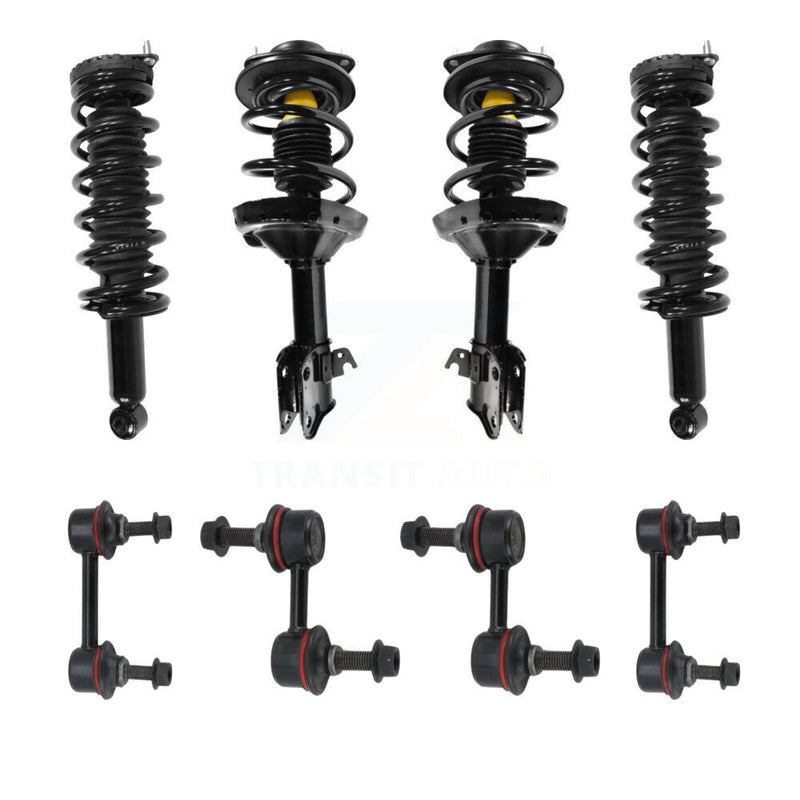 Transit Auto KSS-107812 Suspension Strut and Coil Spring Assembly for 2005-2009 Subaru Legacy - Front and Rear