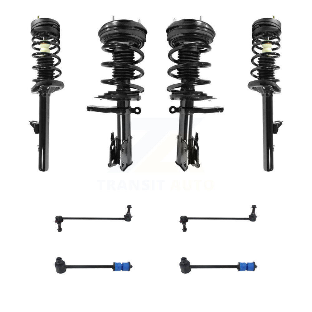 Transit Auto KSS-107813 Suspension Strut and Coil Spring Assembly for 1998-2004 Chrysler LHS, Chrysler Concorde - Front and Rear