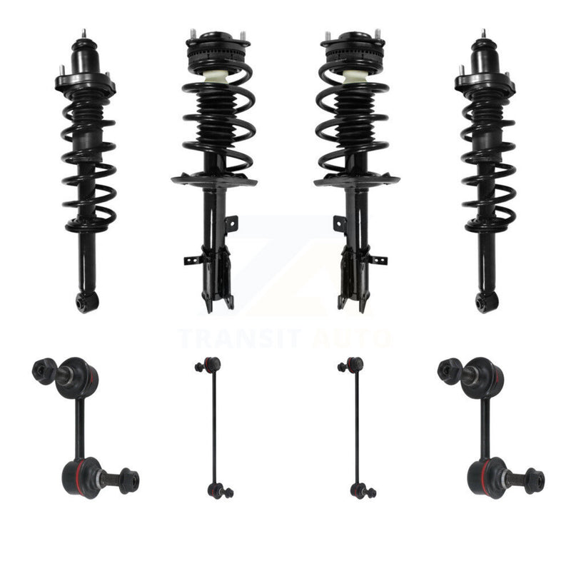 Transit Auto KSS-107815 Suspension Strut and Coil Spring Assembly for 2007-2014 Chrysler 200, Dodge Avenger, Chrysler Sebring - Front and Rear