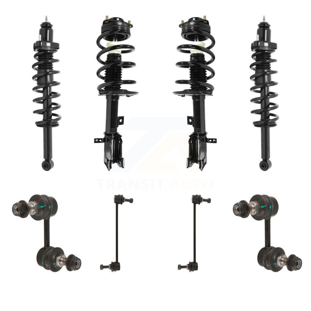 Transit Auto KSS-107818 Suspension Strut and Coil Spring Assembly for 2009-2010 Dodge Journey - Front and Rear