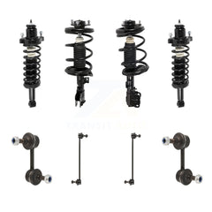 Transit Auto KSS-107820 Suspension Strut and Coil Spring Assembly for 2008-2010 Mitsubishi Lancer - Front and Rear