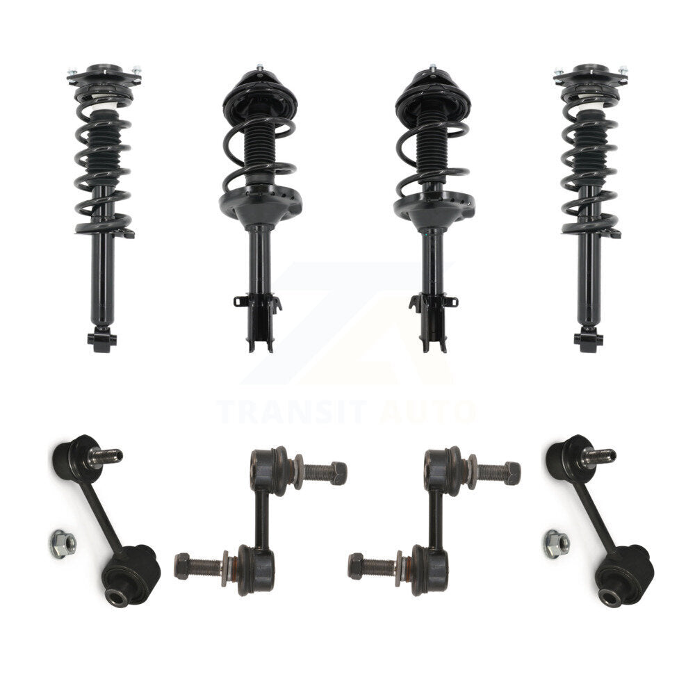 Transit Auto KSS-107822 Suspension Strut and Coil Spring Assembly for 2013-2014 Subaru Outback - Front and Rear