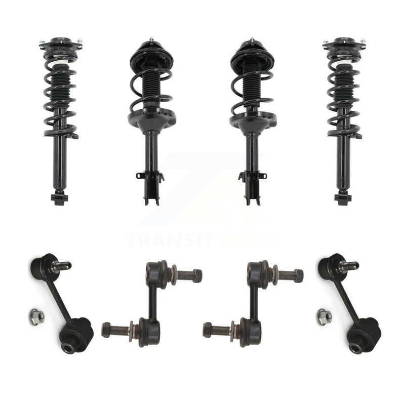 Transit Auto KSS-107822 Suspension Strut and Coil Spring Assembly for 2013-2014 Subaru Outback - Front and Rear