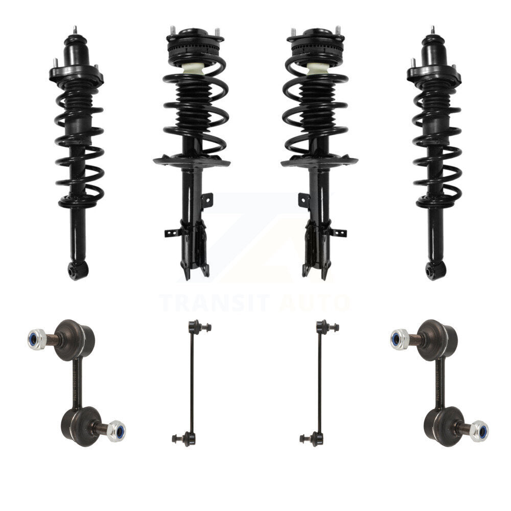 Transit Auto KSS-107823 Suspension Strut and Coil Spring Assembly for 2007-2014 Chrysler 200, Dodge Avenger, Chrysler Sebring - Front and Rear