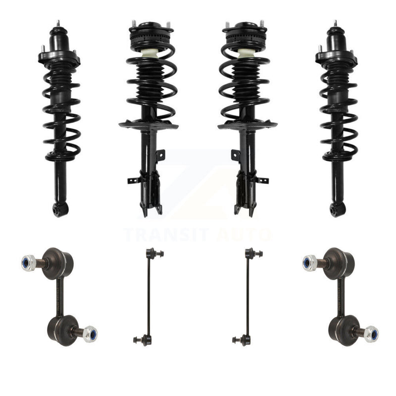 Transit Auto KSS-107823 Suspension Strut and Coil Spring Assembly for 2007-2014 Chrysler 200, Dodge Avenger, Chrysler Sebring - Front and Rear