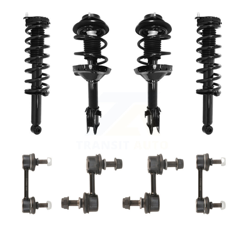 Transit Auto KSS-107826 Suspension Strut and Coil Spring Assembly for 2005-2009 Subaru Outback - Front and Rear