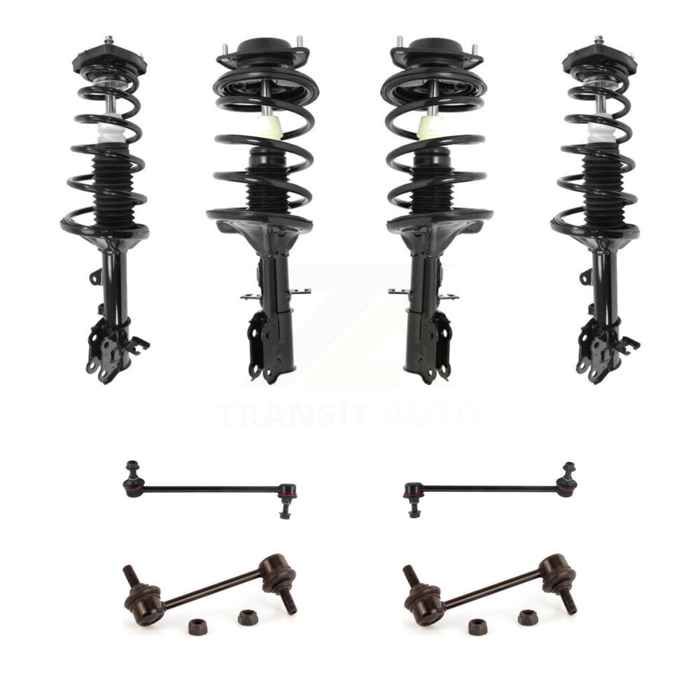 Transit Auto KSS-107827 Suspension Strut and Coil Spring Assembly for 2005-2009 Kia Spectra, Kia Spectra5 - Front and Rear