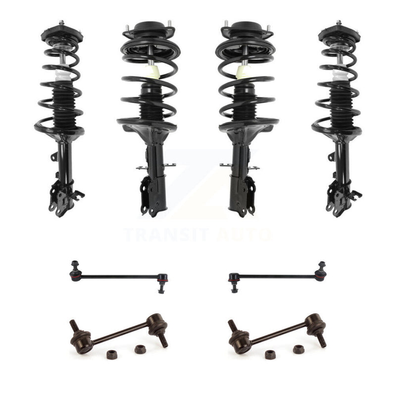 Transit Auto KSS-107827 Suspension Strut and Coil Spring Assembly for 2005-2009 Kia Spectra, Kia Spectra5 - Front and Rear